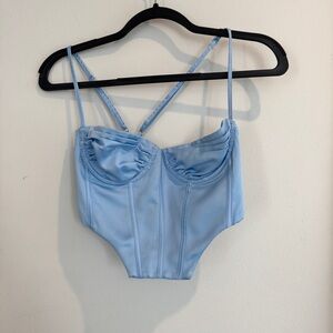 White Fox Corset Top